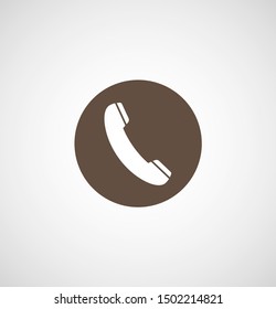 Cell phone vector icon. Telephone call icon. Ringing phone icon. Modern icon cell phone. Cell phone icons for web design