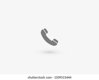 Cell phone vector icon. Telephone call icon. Ringing phone icon. Modern icon cell phone. Cell phone icons for web design