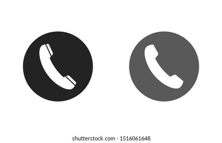 Cell phone vector icon. Telephone call icon. Ringing phone icon. Modern icon cell phone. Cell phone icons for web design