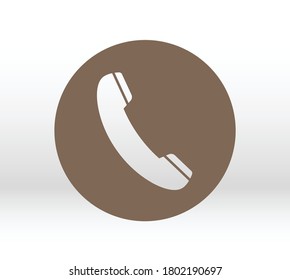 Handy-Vektorsymbol. Telefongespräch-Icon. Ringing-Telefon-Symbol. Modernes Icon-Handy. Handysymbole für Webdesign