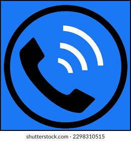 Cell phone vector icon. Telephone call icon. Ringing phone icon. Modern icon cell phone. Cell phone icons for web desig