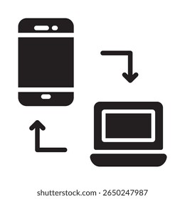 Cell phone Vector Icon which can easily modify or edit
