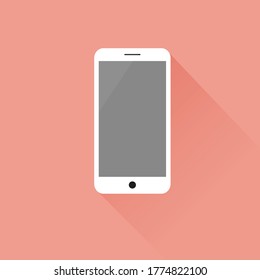 Cell Phone Vector Illustration, busy, business, office worker, working home, contact.