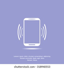 cell phone wifi vector icon