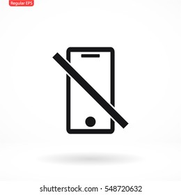 cell phones are prohibited icon