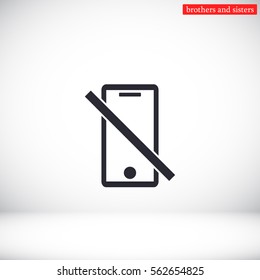 cell phones are prohibited icon