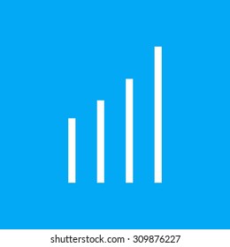 Cell, signals, strength icon vector image. Can also be used for phone and communication. Suitable for use on web apps, mobile apps and print media.