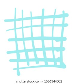 Cell simple blue background for your design. Hand drawn illustration