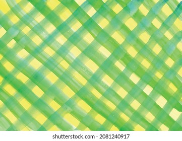 Cell, stripes hand painted watercolor abstract background.