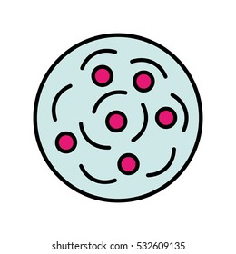cell structure isolated icon vector illustration design