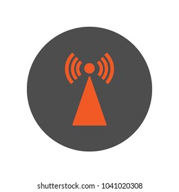 Cell tower icon. Vector.
