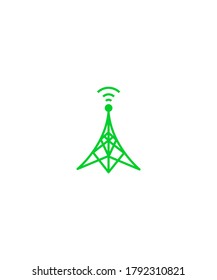 Zeltturm-Symbol, Vektorsymbol mit der besten Bildfläche.