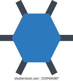 Ilustración vectorial de celda en un fondo transparente.Símbolos de calidad premium.Icono vectorial de glifos para diseño de concepto y gráfico. 

