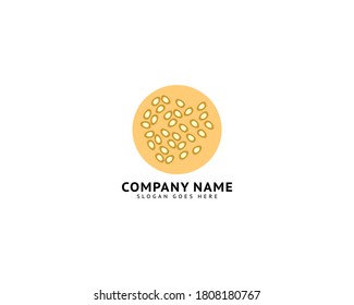Cell vector logo, Bio molecular laboratory symbol