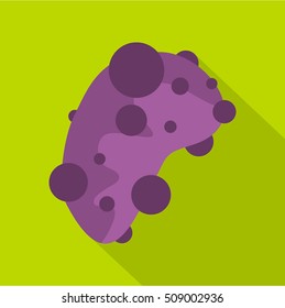 Cell virus icon. Flat illustration of cell virus vector icon for web