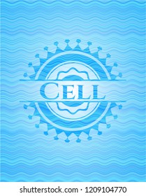 Cell water badge.