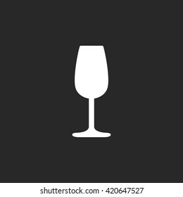Cellar Master Glass sign  simple icon on background