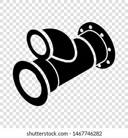 Cellar pipe icon. Simple illustration of cellar pipe vector icon for web