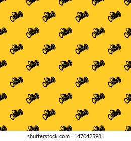 Cellar pipe pattern seamless vector repeat geometric yellow for any design