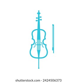 Cello. From blue icon set