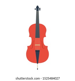 cello flat icon. You can be used cello icon for several purposes.