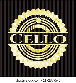 Cello gold emblem