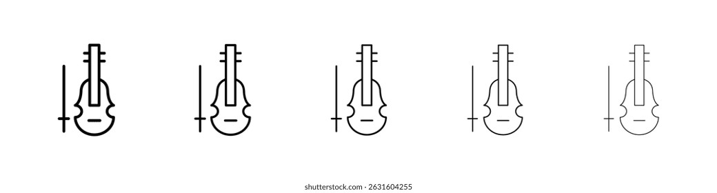 Ícone violoncelo em preto. Ilustração vetorial para design gráfico