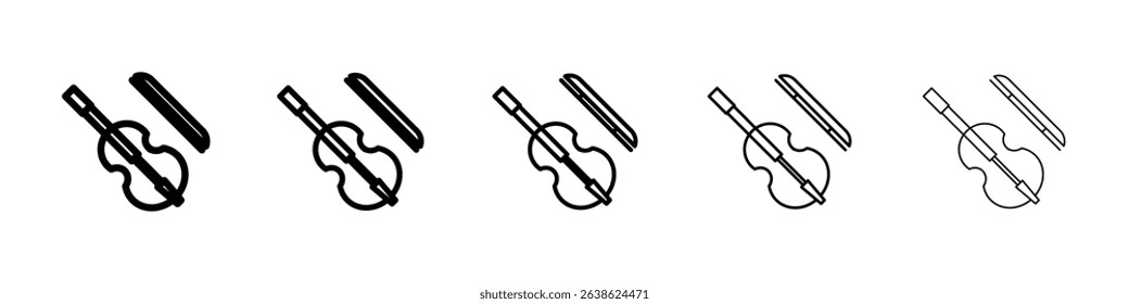 Cello icon concept. graphic design, logo, Web, UI.