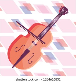 cello isolated icon