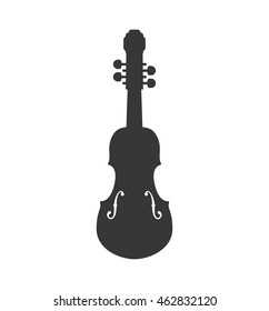 cello string instrument music icon. Isolated and flat illustration. Vector graphic