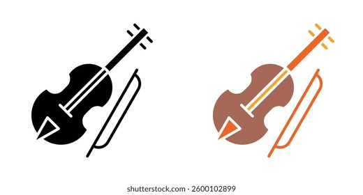 Cello web vector icons set
