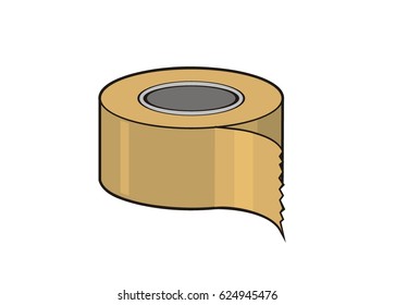 Cellophane Tape Simple Illustration