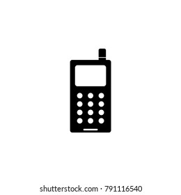 Cellphone with antenna vector icon