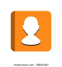 Cellphone app button isolated on white background, Vector illustration
