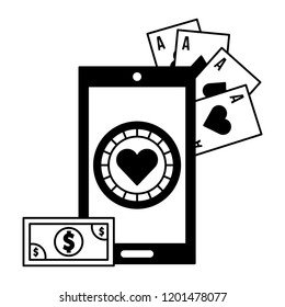 cellphone banknote application casino game bet