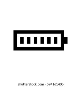 Cellphone battery mini line, icon, background and graphic. The icon is black and white, linear  flat, vector, pixel perfect, minimal, suitable for web and print. 