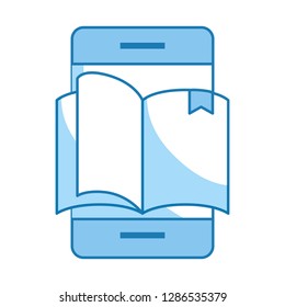 cellphone with book
