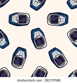 cellphone , cartoon seamless pattern background