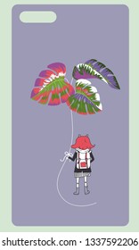Cellphone case design.
Postcards, stickers and a variety of stationery is available.