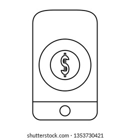 cellphone coin dollar