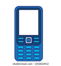 Cellphone communication device blue lines