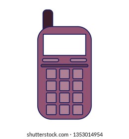 Cellphone communication device blue lines