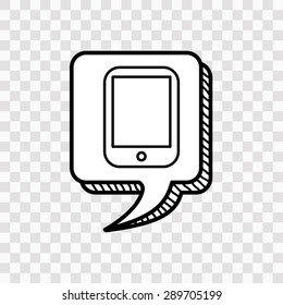 cellphone design, vector illustration eps10 graphic 