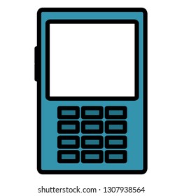 cellphone device isolated icon