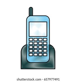 cellphone device isolated icon