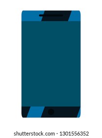 cellphone device on white background
