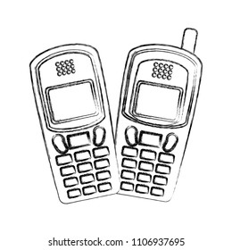 cellphone device retro vintage image
