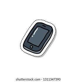 cellphone doodle icon