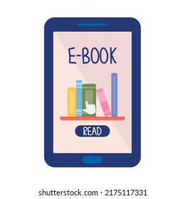 cellphone with ebook on screen
