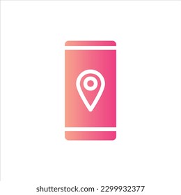 cellphone in flat design style